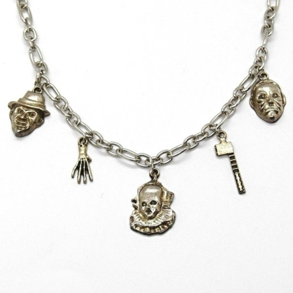 Horror Icons Halloween Charm Necklace – IT & Freddy Krueger